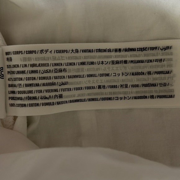 Abercrombie & Fitch White Tie Waist Sleeveless Mini Dress Size Small - Picture 7 of 11